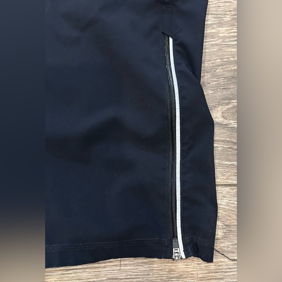 Tuff Avia Athletic black pants zippered bottoms pockets relaxed fit SZ L - Picture 2 of 4